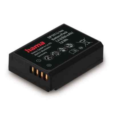 Hama Li-Ion-Akku, Ersatz Akku DP 396 für Canon LP-E10 950 mAh Überstromschutz H5