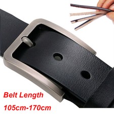 Casual Belts for Jeans Men's Belt Big and Tall 100 Real Leather Belts S-9XL