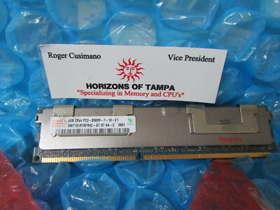 Lot of 4 4GB Hynix 2Rx4 PC3-8500R DDR3 HMT151R7BFR4C-G7 Server Memory RAM ECC