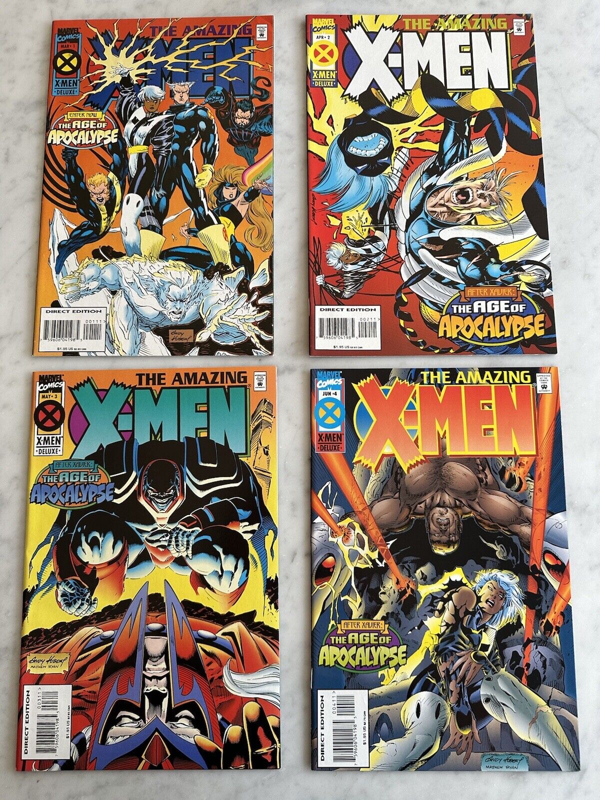 Amazing X-Men #1 - #4 Full 4-Issue Mini Series - VF/NM 9.0! (Marvel, 1995)