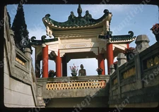 Sl85 Original Slide  1950's Red Kodachrome  Hong Kong tiger balm garden  174a