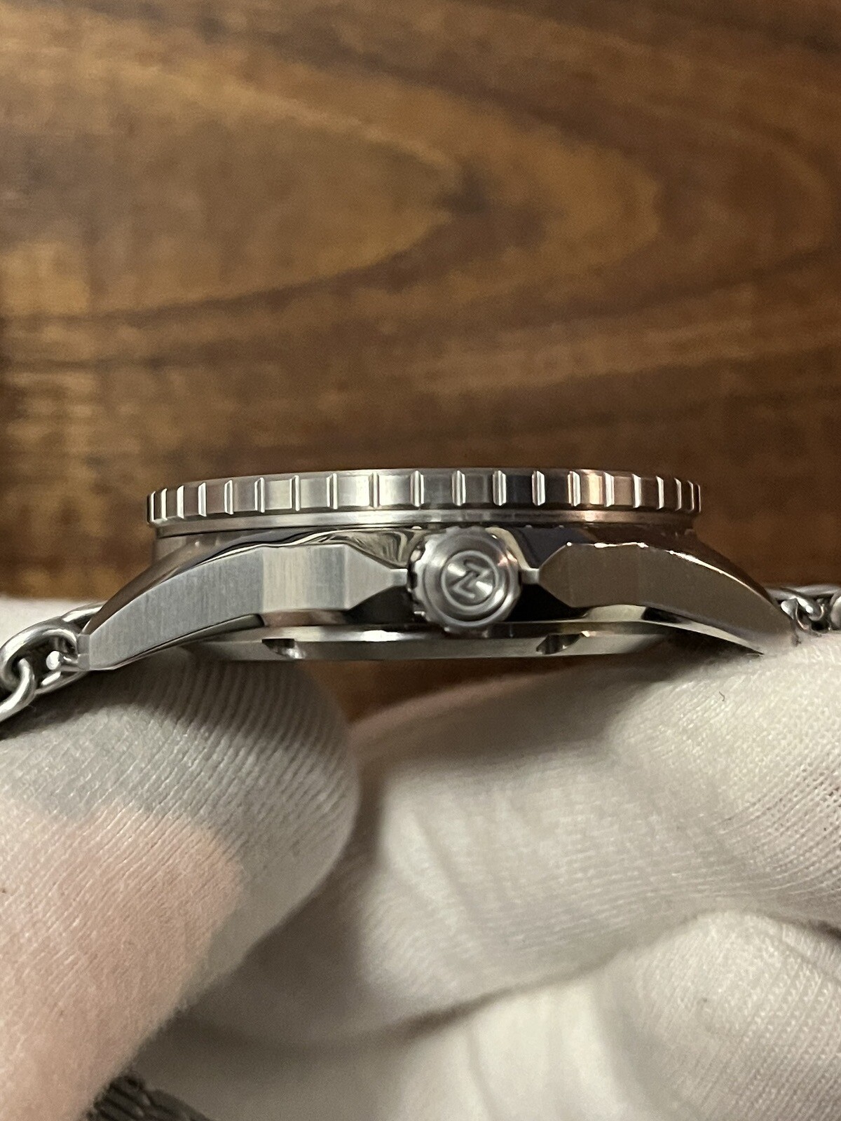 ZELOS SPEARFISH 40MM DIVER CARBON SS 200m Watch 112/200 eBay