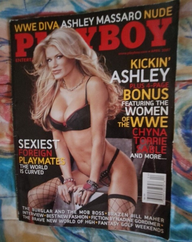 April 2007 Playboy magazine Ashely Massaro