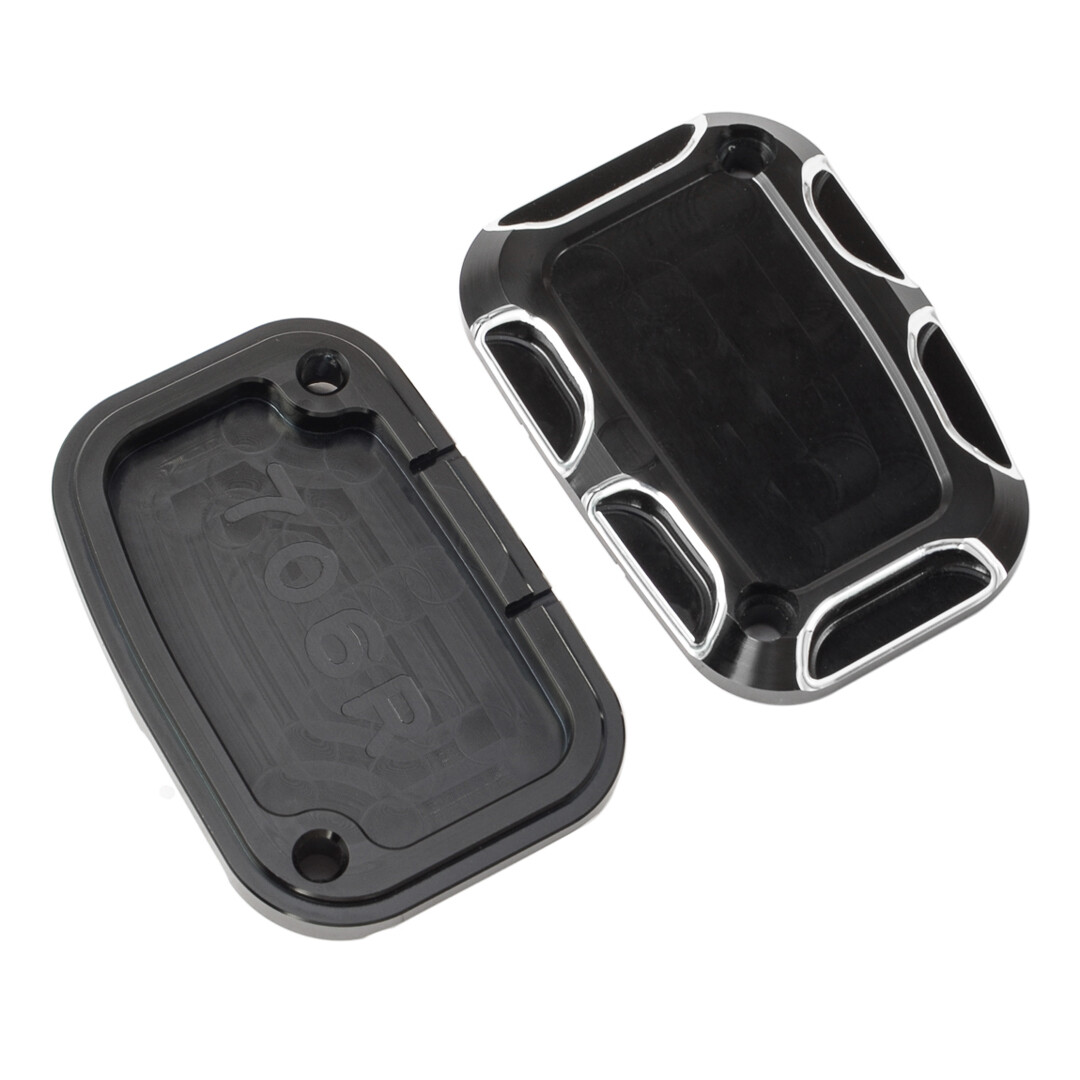 Motorcycle Master Cylinder Cover Fluid Cap Kit for Harley Davidson