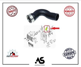 Intercooler Pipe Turbo Hose For Mercedes Benz M-Class W163 ML270 CDI 1999-2005