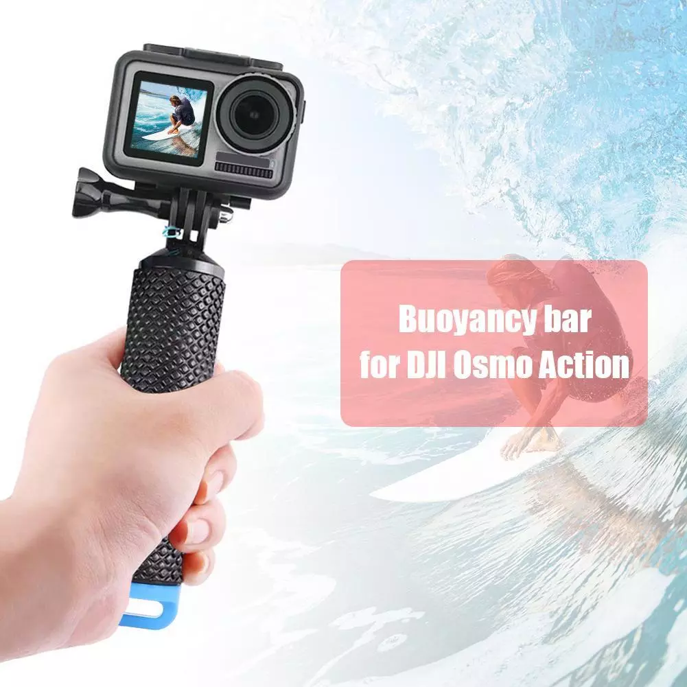 Waterproof Hand Grip Selfie Stick Handle for DJI Osmo Action Cam
