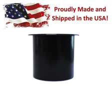 Black Plastic Cup Holder Boat RV Car Truck Insert Sofa Poker Tables Dropin 2"7/8