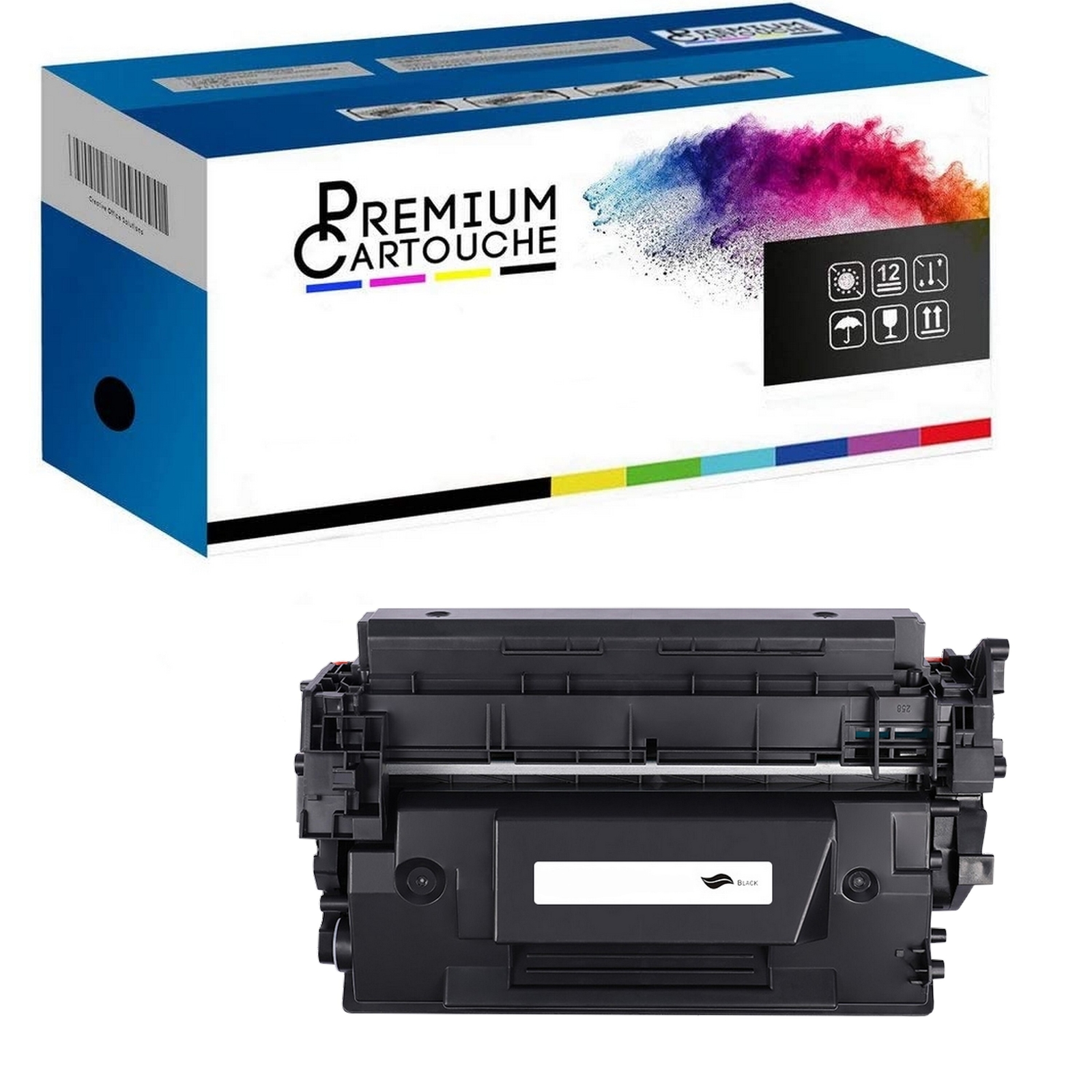 Toner TNP-79K noir compatible pour remplacer la cartouche AAJW150 Bizhub