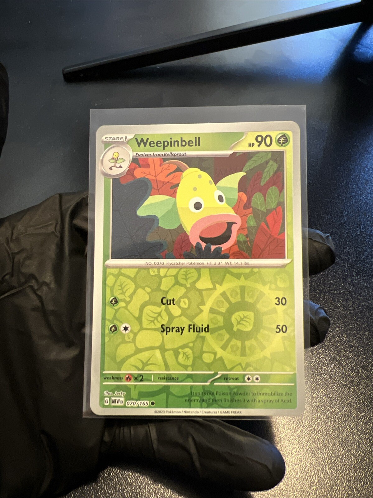 Weepinbell 151 070/165 Reverse Holo
