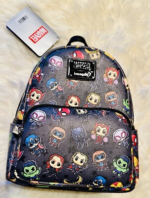  EXCLUSIVE  Loungefly Disney Parks Exclusive Marvel Chibi Mini Backpack