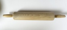 Vintage 17” ROWOCO Rolling Pin Wood Made In Canada Gently Used