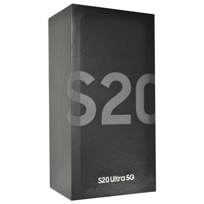 New Samsung Galaxy S20 Ultra 5G 128GB Dual-SIM SM-G988B/DS Grey