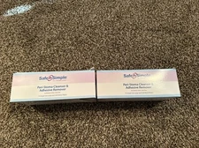 SNS00575 Safe N Simple Peri-Stoma Cleanser & Adhesive Remover 75pcs x 2 Boxes