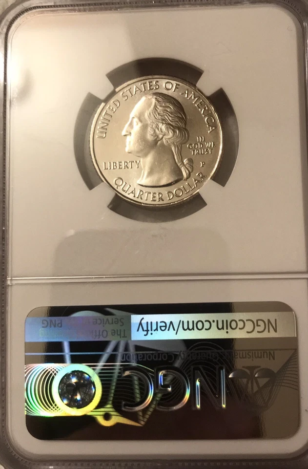 2020 P Rockefeller National Park Quarter Early Release NGC MS69 - Image 4 of 4