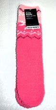 Old Navy Cozy Socks Pink Snowflake One Size Women's New