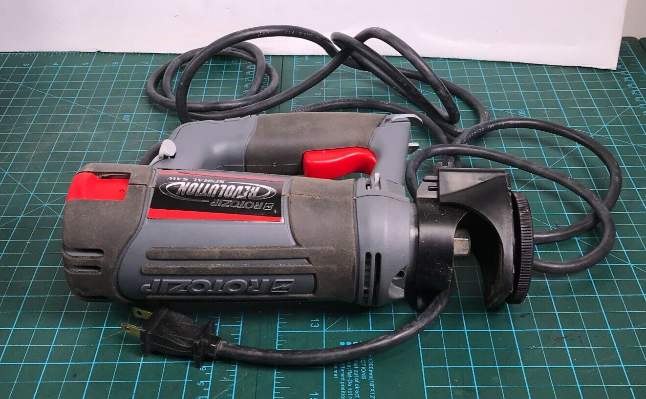 ROTOZIP REVOLUTION Spiral Saw Kit W Case and attachments Model REV01 TYPE 1 eBay