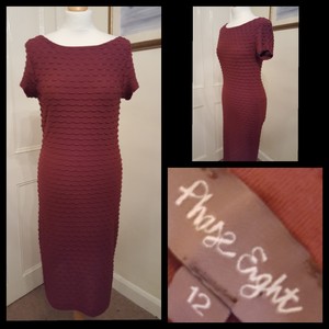 phase eight burgundy dress
