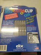 Clix Products, Ultraclip - Paper Clips for Organizer, Binder etc.  Great Product