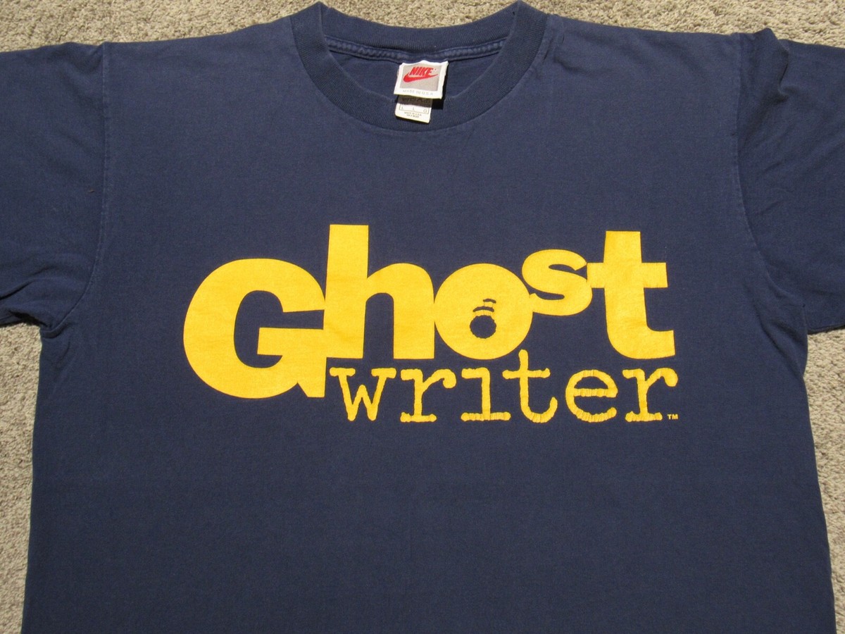 90s Spike Lee ブートTシャツ 額 藤原ヒロシ ロンディス NIKE Vtg 90s NIKE Ghost Writer T-SHIRT Mens LARGE Spike Lee TV Show PBS