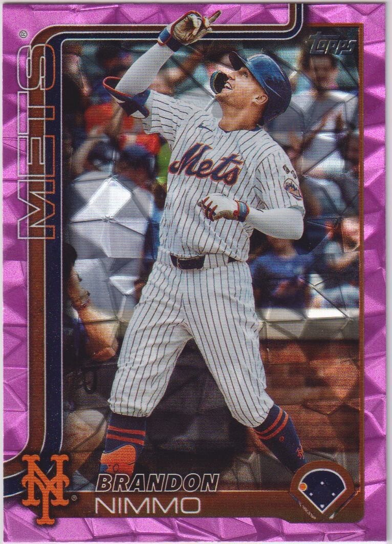 2025 Topps Pink Diamante Brandon Nimmo New York Mets #331