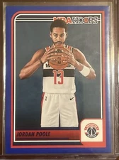 2023-24  NBA Hoops- Blue #137 Jordan Poole- Washington Wizards
