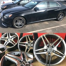 18 Inch Mercedes Gunmetal Wheels Rims Set4 New 188.5 Fits E550 E350 E300 E Amg