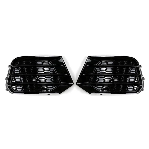 For Audi Q3 2016-18 Black Audi Q3 sport Fog Light Grill Front Honeycomb Grille - Bild 2 von 5