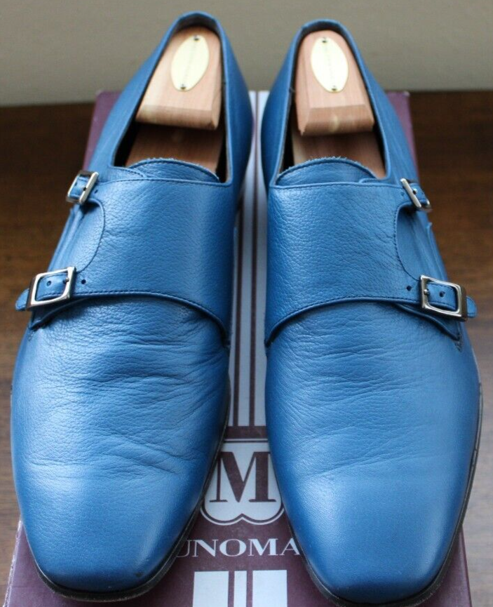 Bruno Magali Turquois Monk Strap Leather Dress Shoe 11 1/2 M  display picture 2