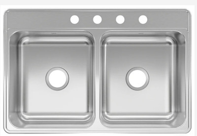 FRANKE Double Kitchen Sink CDLA3322-7-4N