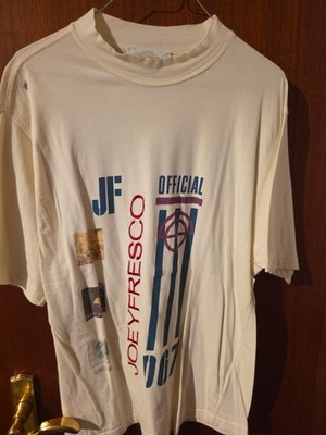 T-Shirt JOEY FRESCO OFFIZIAL WARDROBE WEISS BAUMWOLLE Gr. L Herren