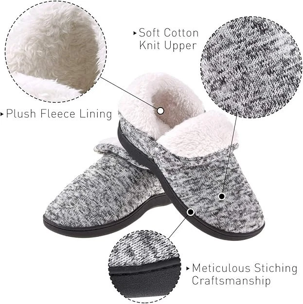 VONMAY Women's Slippers Boots Memory Foam Fuzzy Booties House Shoes Winter Warm - Image 4 of 4