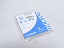 247197 New-No Box; Dickson C028 Box-60; Recording Charts; 4"; 24h; 0 to 500PSI