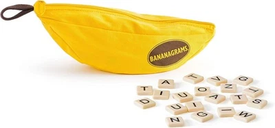Bananagrams | Word Game | Ages 7+ | 2-6 Players | 15 Minute Playing Time, Yellow