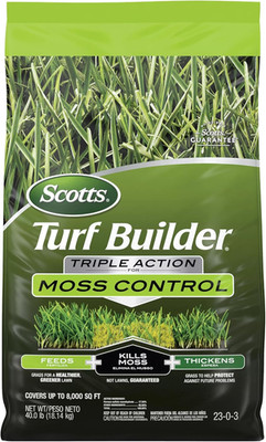 Scotts Turf Builder Triple Action for Moss Control - Moss Killer and Lawn Fertil