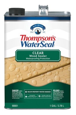 WaterSeal Clear Wood Sealer, Clear, 1 Gallon