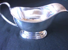 Solid Silver Rare ASPREY & CO Sause Boat Hallmark Date 1937 Art Deco Amazing