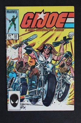 1985 MARVEL COMICS G.I. JOE A REAL AMERICAN HERO #32 1st LADY JAYE APPEARANCE 