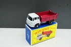 Matchbox Lesney No 0 3 Bedford Tipper Maroon Grey Bpw VNM to M Plus Original Box