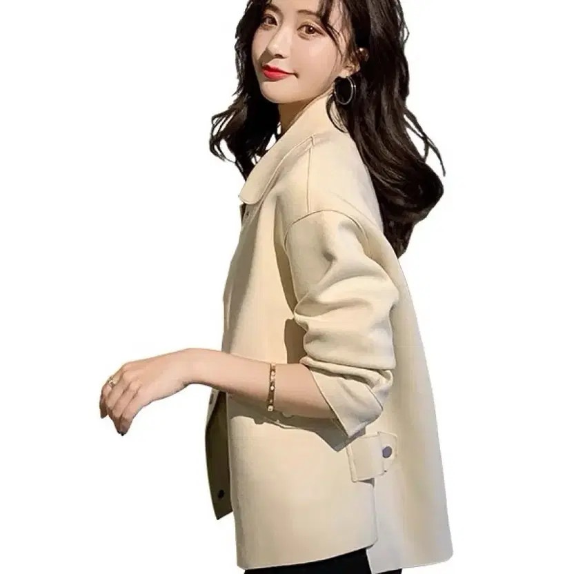 Large Size Stretch Thick Transitional Jacket 66-7… - image 3