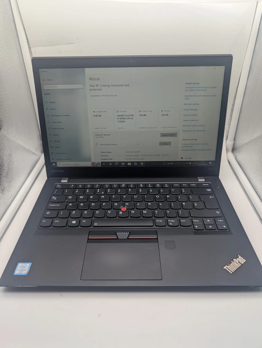 Lenovo ThinkPad T470S Intel Core i5 7th Gen. PC Laptops & Netbooks