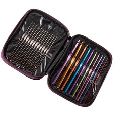 22pcs Crochet Hook Set Yarn Knitting Needles Sewing Tools DIY Crochet Craft Tool