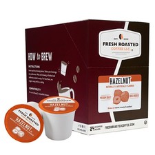 Fresh Roasted Coffee Hazelnut Flavored Coffee Pods 24 Count