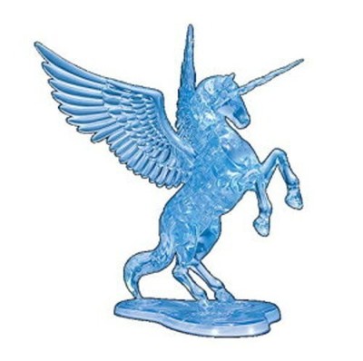 Beverly 3D Crystal Puzzle Einhorn blau 43 Teile Puzzle aus Japan 50246