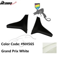 Fits 00-09 Honda S2000 Side Skirts Guard Strakes Splash #NH565 Grand Prix White