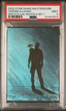 2022 TOPPS STAR WARS MASTERWORK SKETCH CARDS CAL KESTIS & BD-1 BY V. LOURO PSA 9
