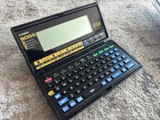 Casio BOSS SF-8000 64KB Business Organizer Schedule System Need Batteries Works 