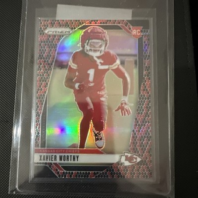 2024 Panini Prizm - Rookie Xavier Worthy #399 Snakeskin SSP RARE   