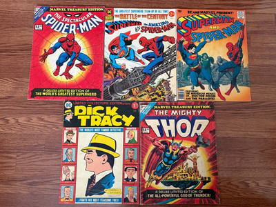 DC and Marvel Present: Superman vs/and The Amazing Spider-Man + 5 Giant Sized