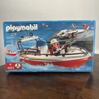 Playmobil 4823 - Fire Boat and Trailer - NEW Sealed - Vintage 2007