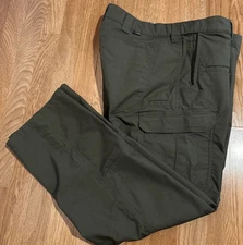 LAPG Police Gear Rip Stop Tactical Pants Men's 40/32 Ranger Green Waist Extender